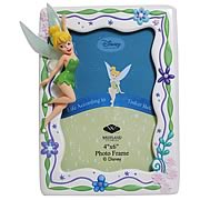 Peter Pan Tinker Bell Pastel Flowers Picture Frame